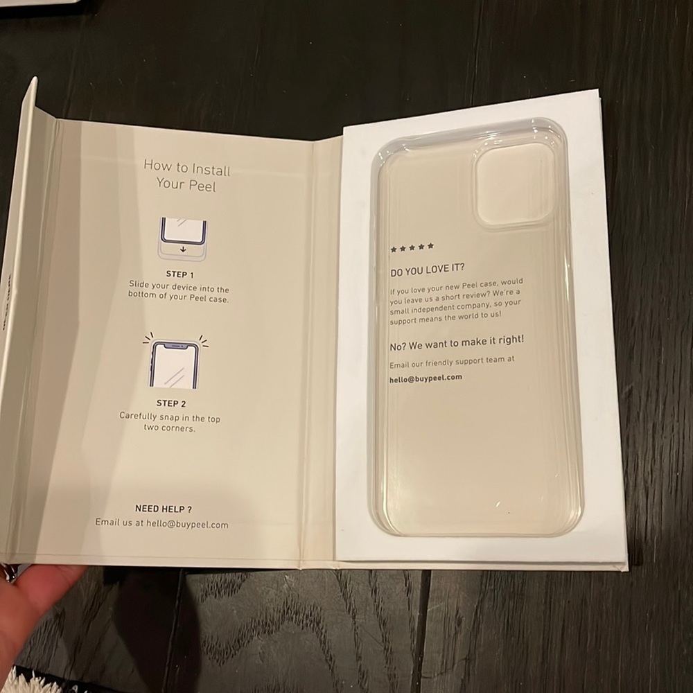 Peel thin case iPhone 12 max pro never used